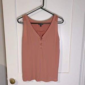 Peach Flowy Tank Top Blouse